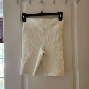 Lululemon ribbed knit biker short